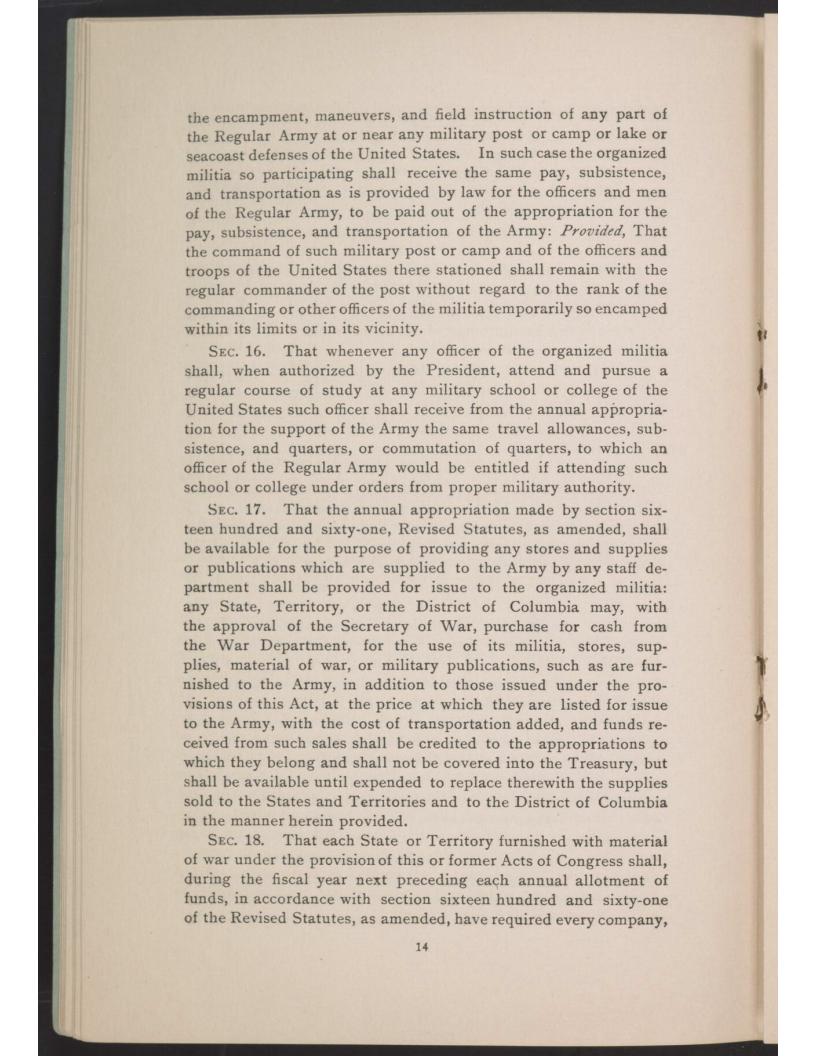 Dick Act 1902 pages